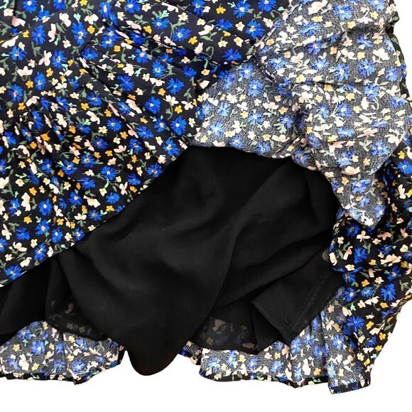 ZARA Long Sleeve Floral Ruffle Dress - Picture 12 of 16